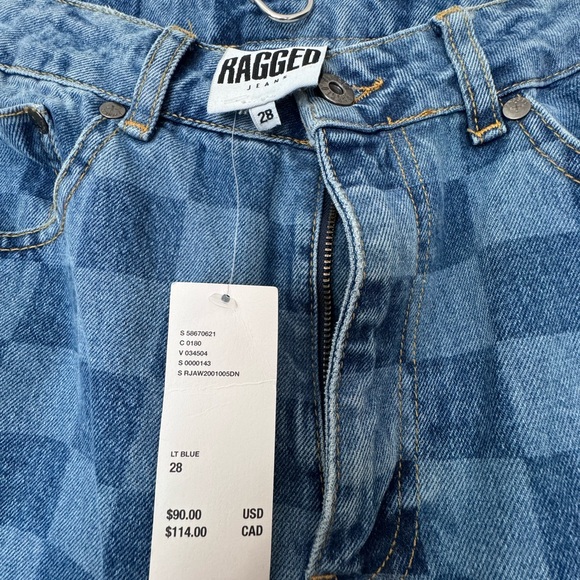 Ragged Priest Checkerboard Jeans - Picture 3 of 4